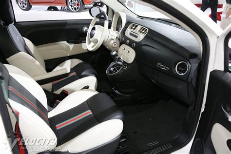 gucci fiat 500 interior|Fiat 500 Gucci location.